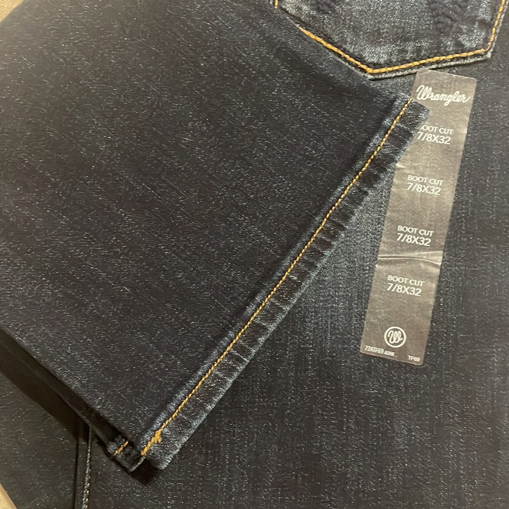 Wrangler retro Sadie low rise jeans 7/8 x 32 - Picture 3 of 5